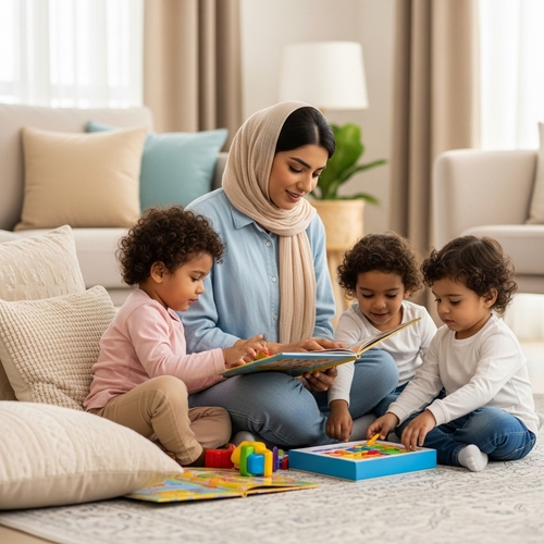 جليسه أطفال بالشهر بالدمام