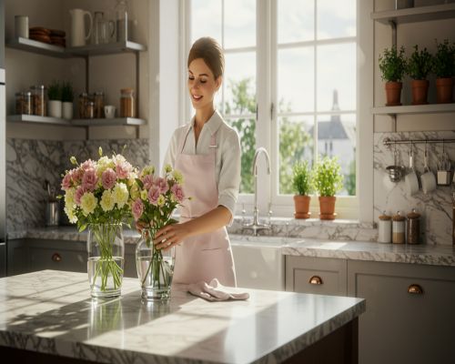 عاملة منزلية بالشهر الخرج