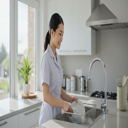 عاملة تنظيف يومي بالرياض