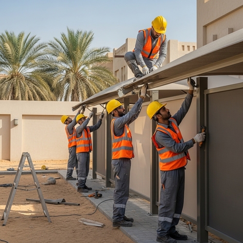 مظلات سيارات الجبيل